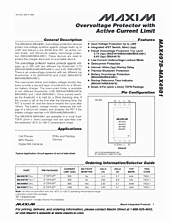 DataSheet MAX4980 pdf